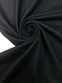 Italian Black Wool Suit Fabric