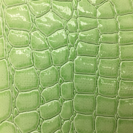 Faux Crocodile Vinyl Fabric - Crocodile Embossed, 54" Width (1 Yard)