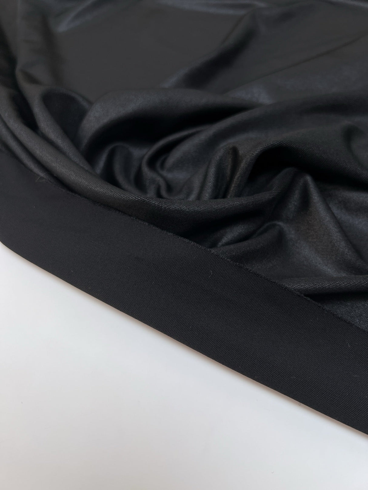 Viscose Knitted Moiré Fabric Black