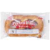 PretzelHaus Individually Wrapped Lightly Salted Pretzel 6 oz. - 50/Case
