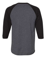 Premium Blend Ringspun Three-Quarter Sleeve Raglan Baseball T-Shirt