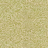 Adele Lime Paisley Brocade Jacquard Fabric - Lime Green With Beige Paisley Design, 54" Width (1 Yard)