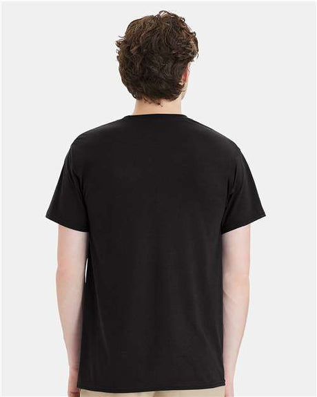 Unisex Workwear Pocket Crewneck Short Sleeve T-Shirt