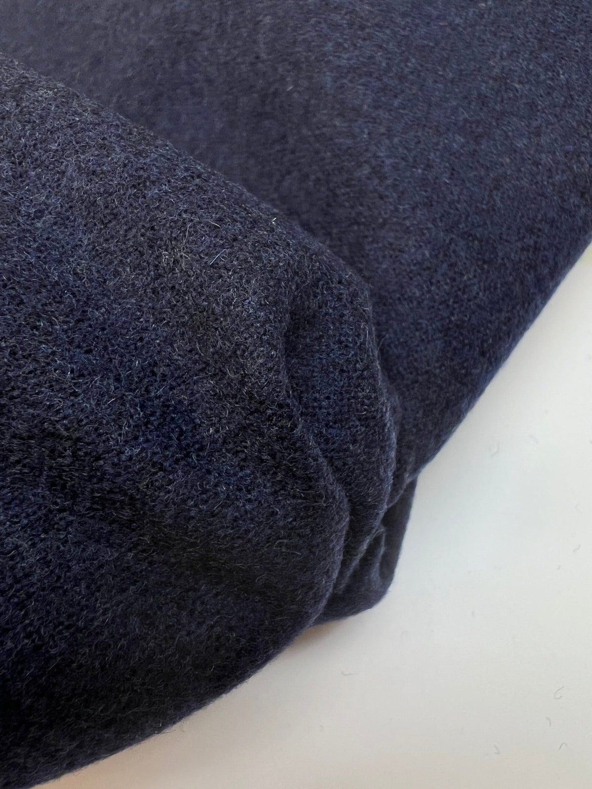 Italian Blue Black Wool Suit Fabric