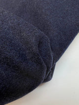 Italian Blue Black Wool Suit Fabric