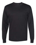 Hanes Unisex Workwear Long Sleeve Pocket T-Shirt