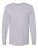 Hanes Unisex Workwear Long Sleeve Pocket T-Shirt