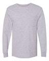 Hanes Unisex Workwear Long Sleeve Pocket T-Shirt