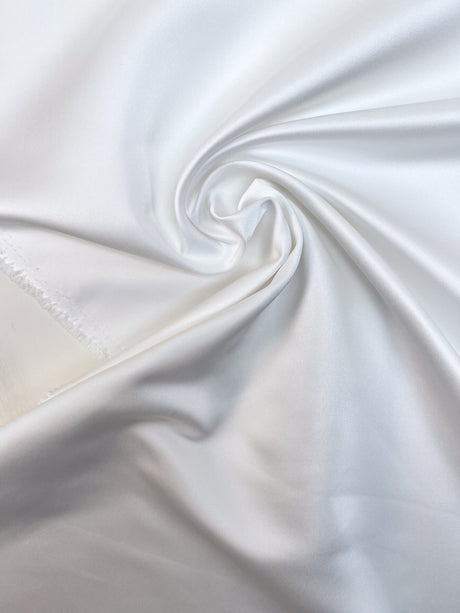 Polyamide Satin Fabric White Shade