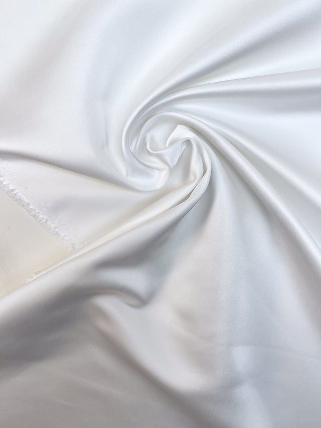 Polyamide Satin Fabric White Shade