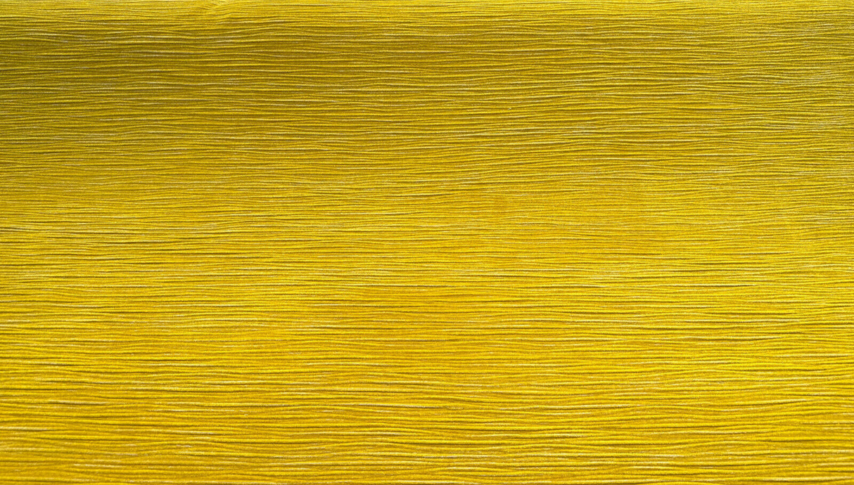 Ora Chartruse Gold Pleated Velvet Fabric - Gold Pleated, Brown Backing (1 Yard)