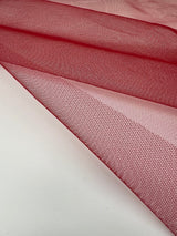 Polyamide Mesh Fabric Red Lightweight Stretch