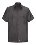 Men's Tall Ripstop Short Sleeve Work Shirt