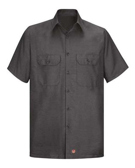 Men's Tall Ripstop Short Sleeve Work Shirt