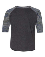 Toddler Baseball Fine Jersey Three-Quarter Sleeve Tee