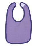 Infant Contrast Trim Premium Jersey Bib