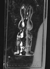 3D Jumbo Boy Bunny w/Carrot Chocolate Mold - Back - LPE306B