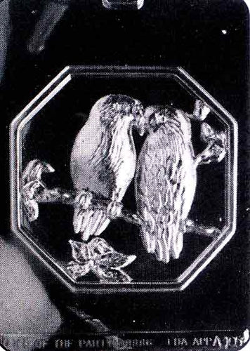 Bird Pour Box Chocolate Mold - Top - LPA105A