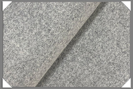 Grey Wool Coating Fabric - Grey Solid, 58/60" Width (1 Yard)