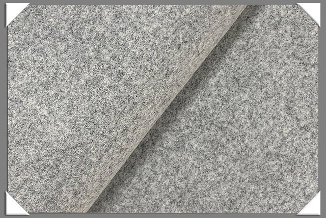 Grey Wool Coating Fabric - Grey Solid, 58/60" Width (1 Yard)