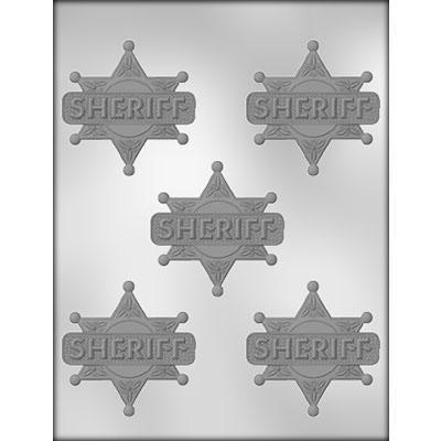 Sheriff Badge Chocolate Mold