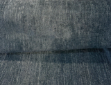 Beckett Indigo Turquoise Polyester Fabric - Small Woven Herringbone, 55" Width (1 Yard)