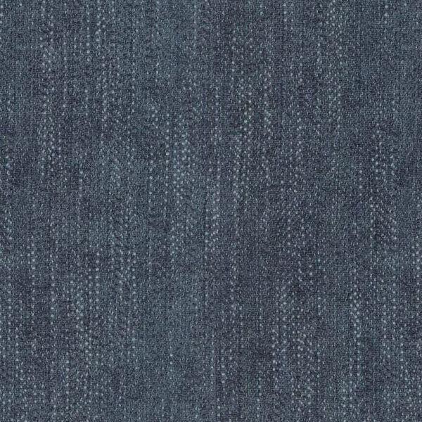 Beckett Indigo Turquoise Polyester Fabric - Small Woven Herringbone, 55" Width (1 Yard)