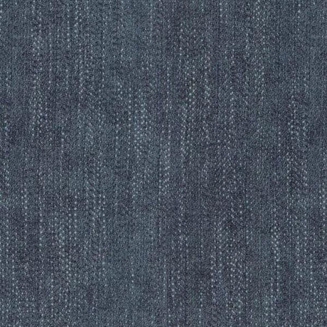 Beckett Indigo Turquoise Polyester Fabric - Small Woven Herringbone, 55" Width (1 Yard)