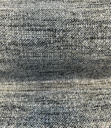 Venuci Blacksand Chenille Tweed Upholstery Fabric - Black Beige Taupe Gray Ivory, 56" Width (1 Yard)