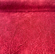 Compressed Rose Petal Polyester Fabric - Crushed Pleated, Pink/Purple, 46" Width (1 Yard)