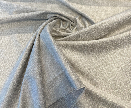 Mandrake Platinum Chenille Fabric - Soft Gray Upholstery, 56" Width (By The Yard)