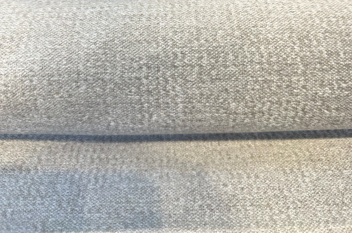 Mandrake Platinum Chenille Fabric - Soft Gray Upholstery, 56" Width (By The Yard)