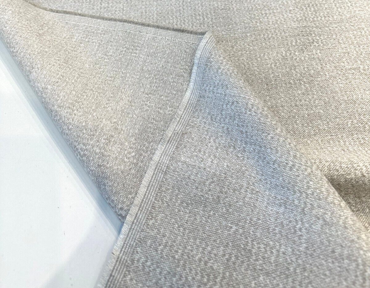Mandrake Platinum Chenille Fabric - Soft Gray Upholstery, 56" Width (By The Yard)