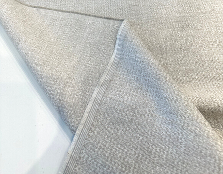 Mandrake Platinum Chenille Fabric - Soft Gray Upholstery, 56" Width (By The Yard)