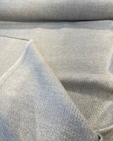 Mandrake Platinum Chenille Fabric - Soft Gray Upholstery, 56" Width (By The Yard)