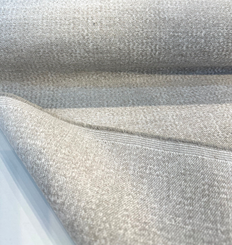 Mandrake Platinum Chenille Fabric - Soft Gray Upholstery, 56" Width (By The Yard)
