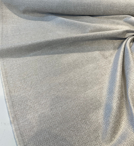 Mandrake Platinum Chenille Fabric - Soft Gray Upholstery, 56" Width (By The Yard)
