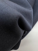 Blue Polyester Elastane Knitted Fabric