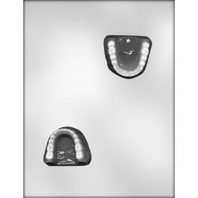 False Teeth Dentures Chocolate Mold