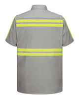 Enhanced Visibility Short Sleeve Cotton Work Shirt