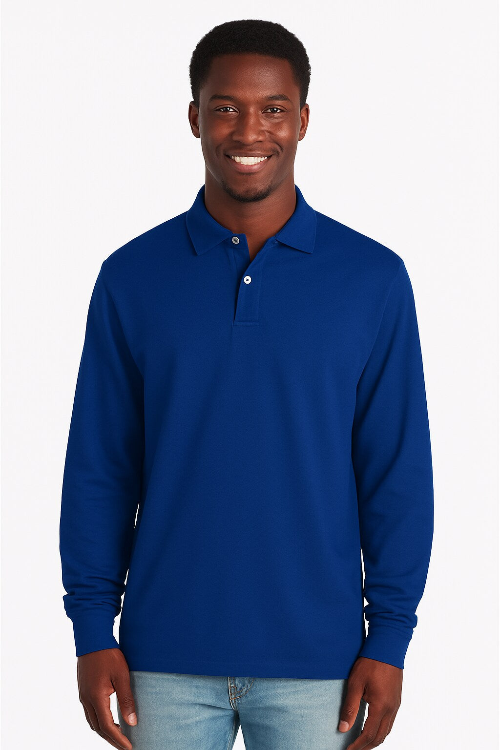 JERZEES® Men’s Dri-Power Long Sleeve Polo