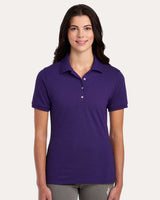 JERZEES® Women’s Dri-Power Polo Moisture-Wicking Performance T-Shirt
