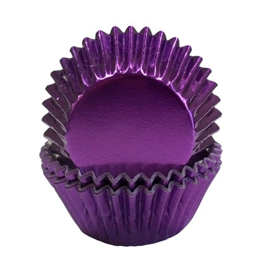 Purple Foil Candy Cups / Mini Baking Cups Size #5 - 500 Pack