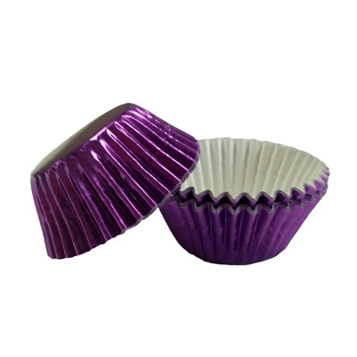 Purple Foil Candy Cups / Mini Baking Cups Size #5 - 500 Pack