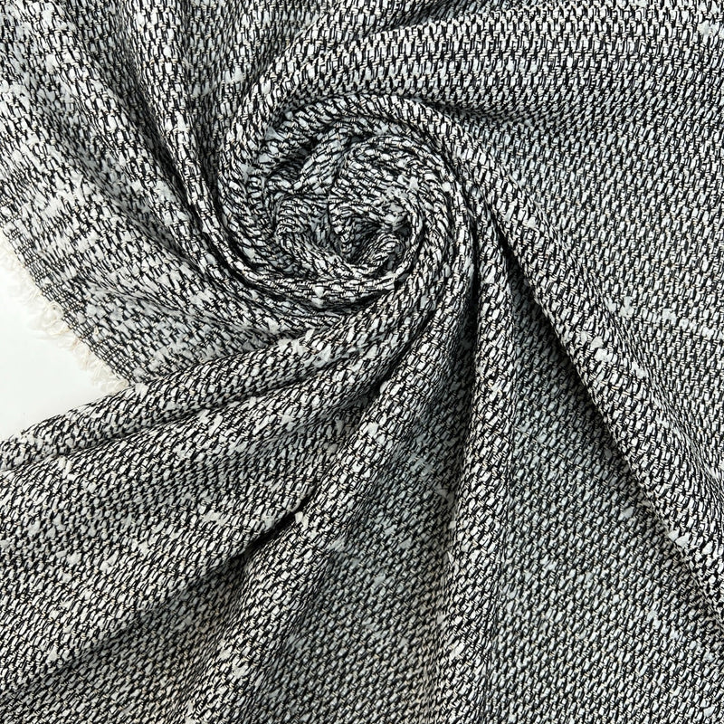 Cotton Tweed Melange Gray