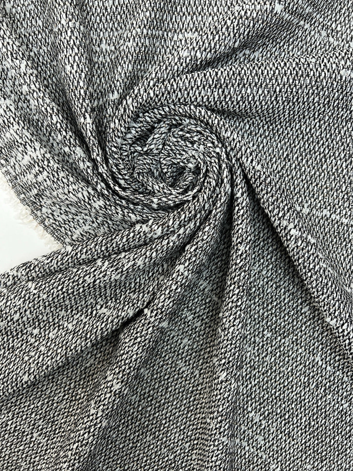 Cotton Tweed Melange Gray