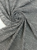 Cotton Tweed Melange Gray