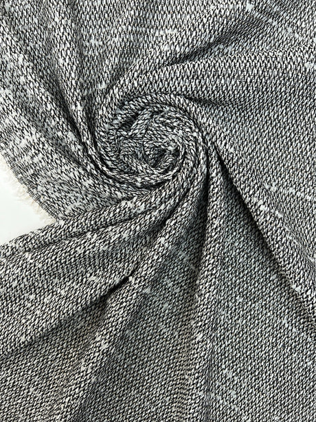 Cotton Tweed Melange Gray