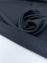 Wool Twill Suit Fabric Black Blue