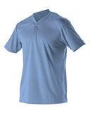 Jersey de béisbol Henley de dos botones